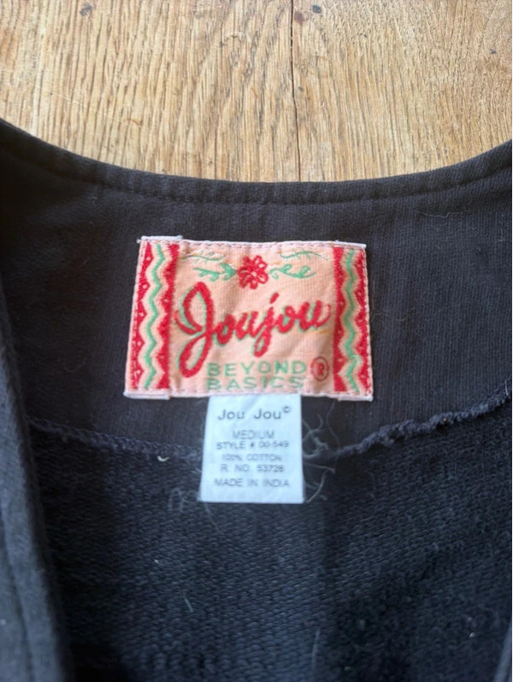 Vintage JouJou Vest Tassle Floral size medium - Picture 2 of 6